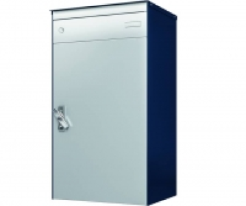 Stebler Briefkasten mit Paketschliessfach s:box17 Saphirblau/Weissalu CHF 300.80