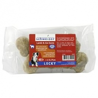 Qualipet  Lecky Lamm & Reis Hundeknochen 2 Stück