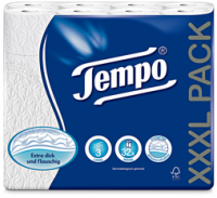 Coop  Tempo Toilettenpapier, 3-lagig, weiss, 32 Rollen