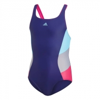SportXX  Adidas fitness training suit colorblock Mädchen-Badeanzug