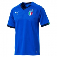 SportXX  Puma FIGC Italia Kids Home Shirt Seplica SS Kinder-Fussball-Home-Repli