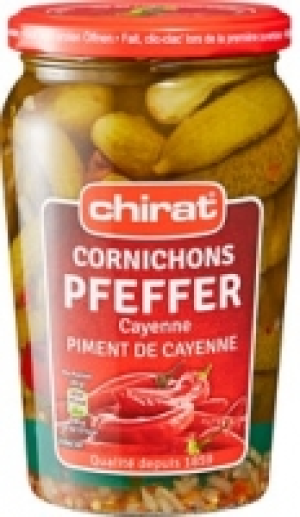 Chirat Cornichons mit Cayennepfeffer