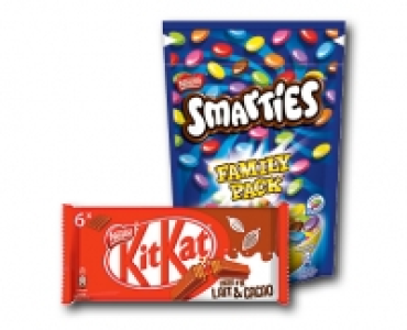 NESTLÉ KitKat/Smarties Family Pack CHF 2.99