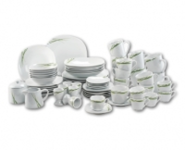 CROFTON® Porzellan-Starterset, 62-teilig