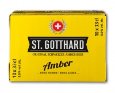 Aldi Suisse  ST. GOTTHARD Amber Bier