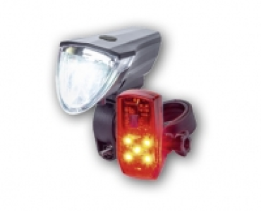 BIKEMATE® LED-Velolampen-Set