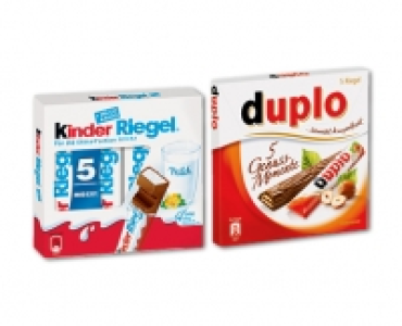 Aldi Suisse  KINDER®/FERRERO Riegel/Duplo