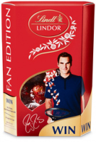 Coop  Lindt Lindor Kugeln Milch, Roger Federer Edition, 500 g (100 g = 2.99)