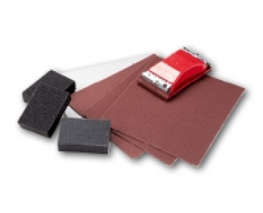 WORKZONE® Handschleif-Set, 24-teilig