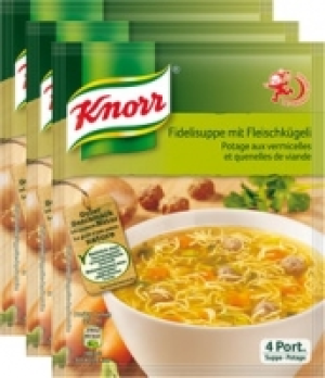 Knorr Fidelisuppe mit Fleischk&uuml;geli CHF&nbsp;4.95