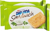 Denner  Hug Dar-Vida Sandwich Frischkäse & Kräuter