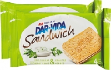 Denner  Hug Dar-Vida Sandwich Frischkäse & Kräuter