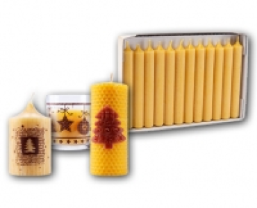 Weihnachtliche Bienenwachskerze CHF 4.99