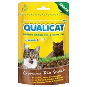 QUALICAT Crunchy Trio Snack 50g CHF 2.70