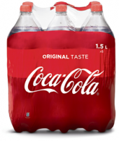 Coop  Coca-Cola Classic, 6 x 1,5 Liter (1 l = 0.77)