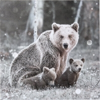 Micasa  BEAR FAMILY Canvasbild