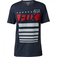 SportXX  Fox T-Shirt Red\, White & True Black Herren-Kurzarmshirt