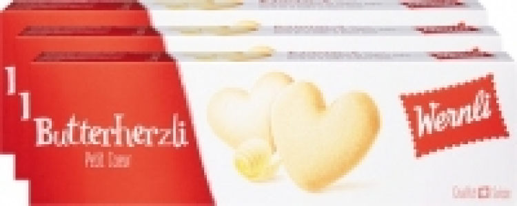 Wernli Biscuits Butterherzli CHF&nbsp;6.40