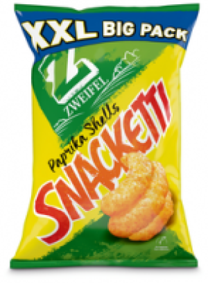 Coop  1 Zweifel Snacketti Paprika Shells, Big Pack XXL, 225 g (100 g = 1.42)