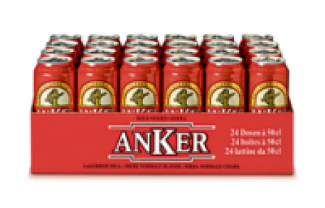 Coop  Anker Lagerbier, Dosen, 24 x 50 cl (100 cl = 1.20)