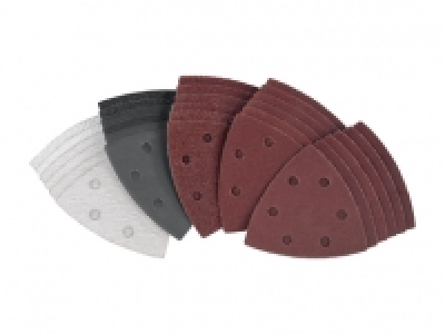 Dreieckschleifpapier-Set, 30-teilig