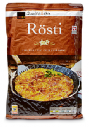 Coop  Coop Rösti, 5 x 500 g, Multipack (100 g = 0.19)