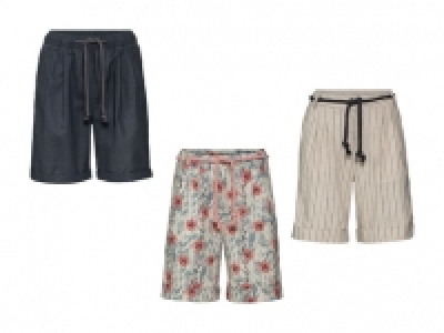 Damen-Leinen-Shorts1