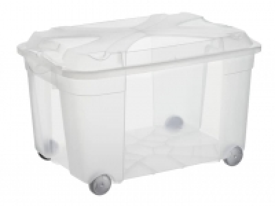 Rotho 2er Set Easy Roller 4, Transparent