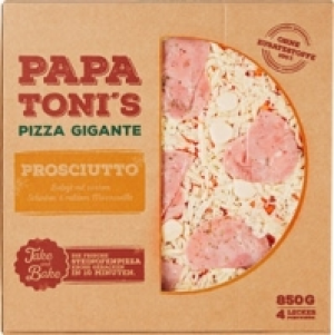 Papa Tonis Pizza Gigante Prosciutto e Mozzarella CHF 5.95