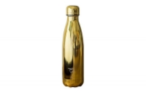 Trinkflasche 500 ml Chrome Gold
