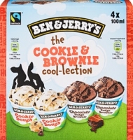 Denner  Ben & Jerrys Cookie Dough & Brownie Multipack