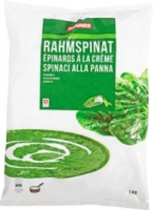 Denner Rahmspinat CHF 3.15