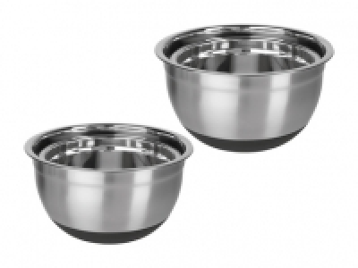 Edelstahl-Rührschüssel-Set, 2er CHF 9.99