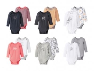 Baby-Langarmbodys, 2er1 CHF&nbsp;4.99