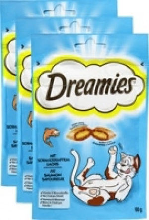 Dreamies Snacks mit Lachs