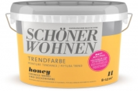 Schöner Wohnen Trend Wandfarbe matt Honey 1 l