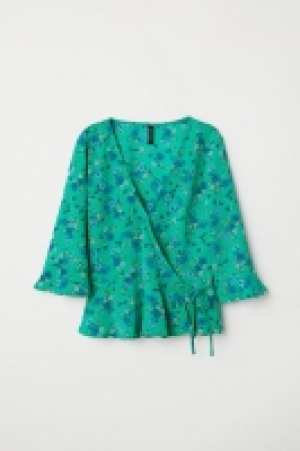  Wickelbluse mit V-Ausschnitt CHF 18.95