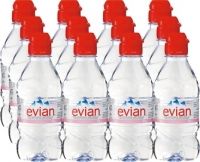 Denner  Evian Mineralwasser mit Sportscap
