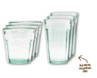 Aldi Suisse  CROFTON® Recycling-Trinkgläser-Set, 3-teilig