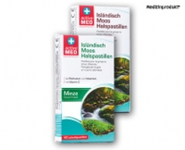 ACTIVE MED Isländisch Moos Halspastillen