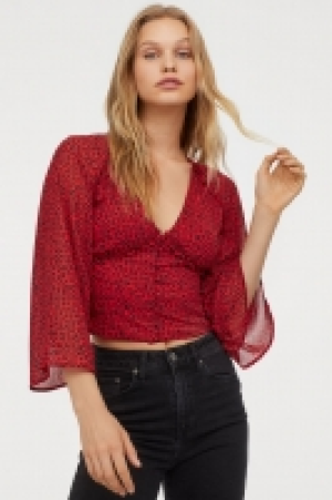  Chiffonbluse mit V-Ausschnitt CHF 12.95