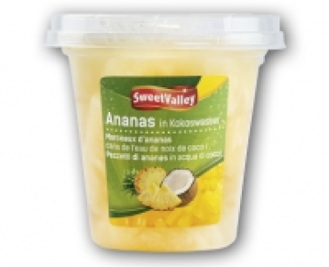 Aldi Suisse  SWEET VALLEY Ananas in Kokoswasser
