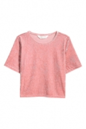  Kurzes Samtshirt CHF 8.95