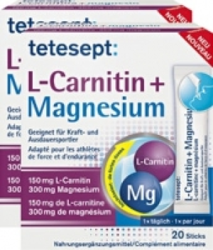 tetesept Nahrungsergänzungsmittel L-Carnitin-Magnesium