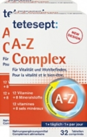 Denner  tetesept Nahrungsergänzungsmittel A-Z Complex