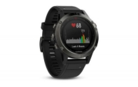 GPS-Sportuhr fenix 5 Saphir Schwarz
