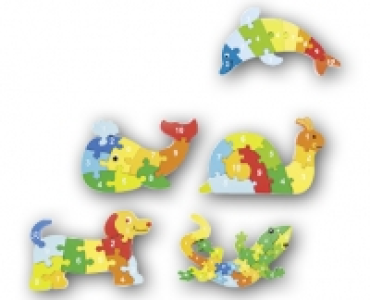 TOY LINO Holztierpuzzle