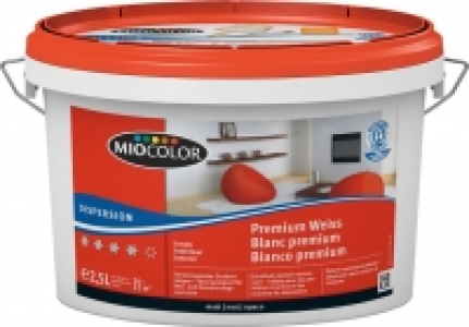 Do it und Garden Miocolor Miocolor Dispersion Premium Weiss 2.5 l