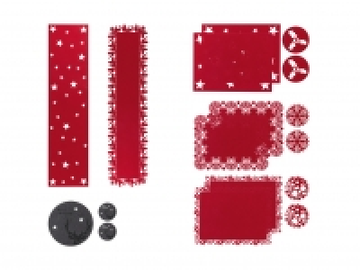 Tischläufer/ Tischsets mit Glasuntersetzer