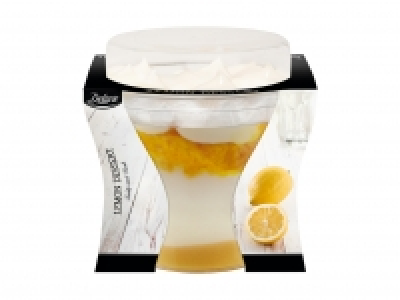 Frisches Dessert Zitrone